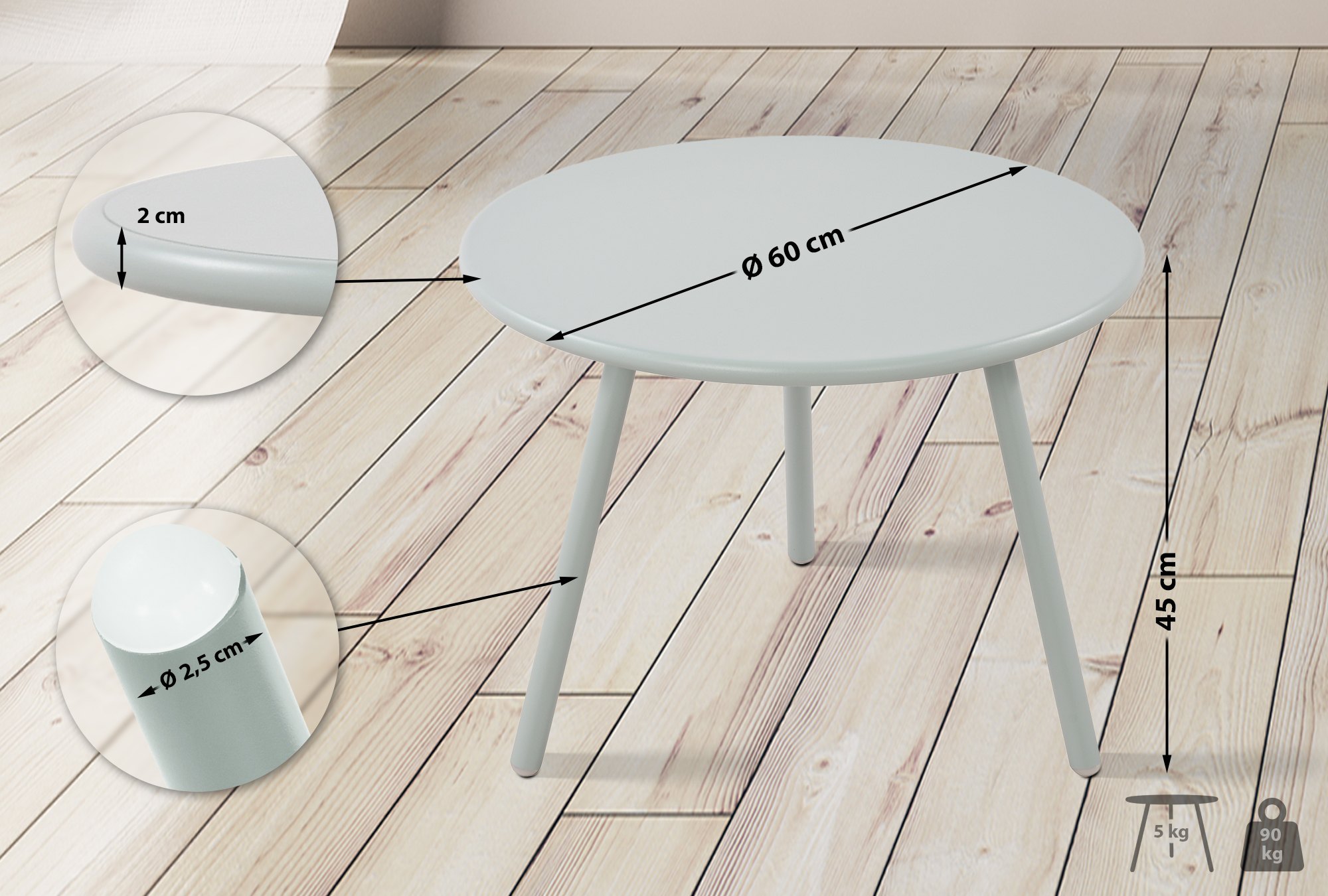 Table basse d'extérieur Minot