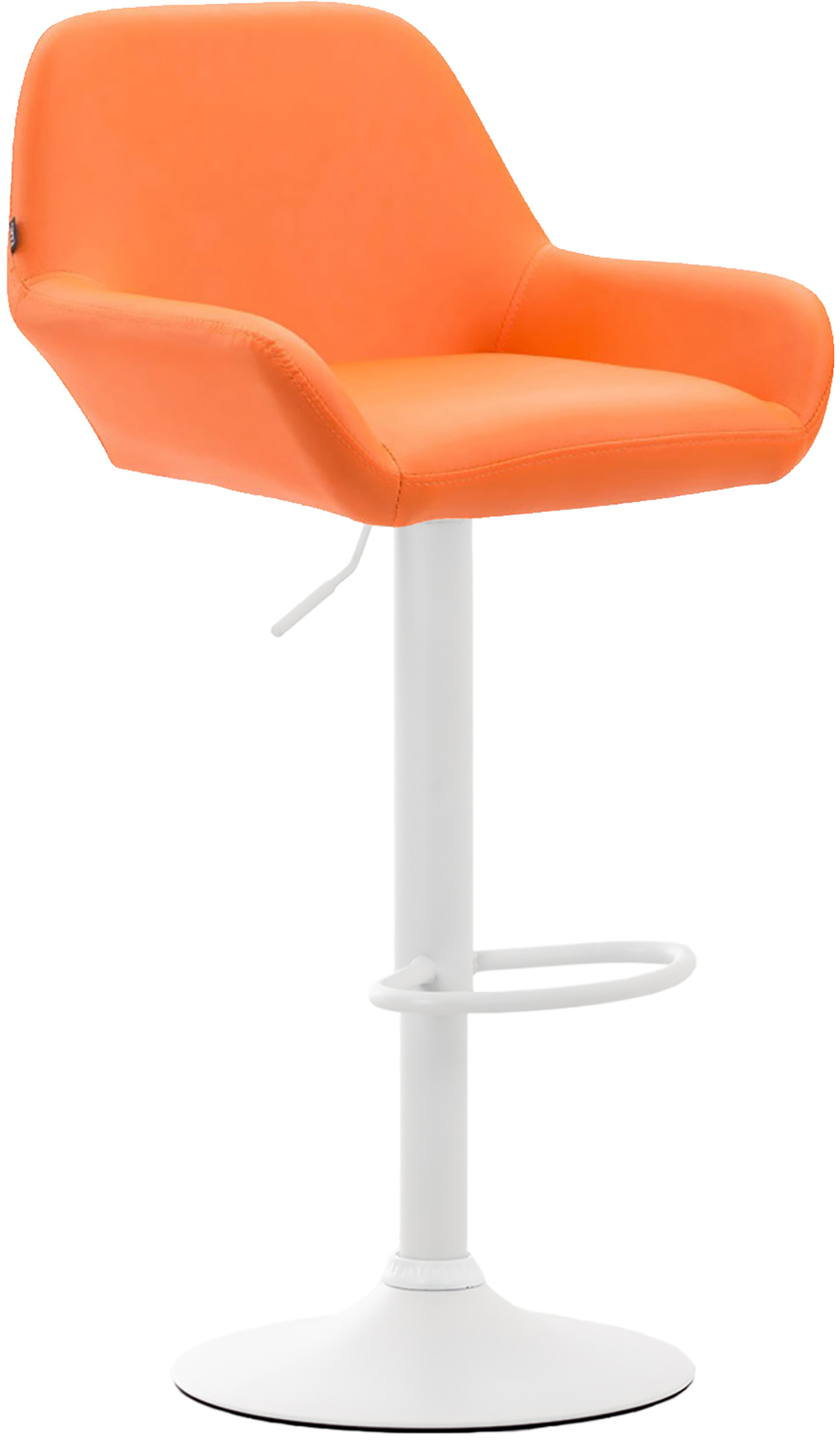Lot de 2 tabourets de bar Braga en Similicuir