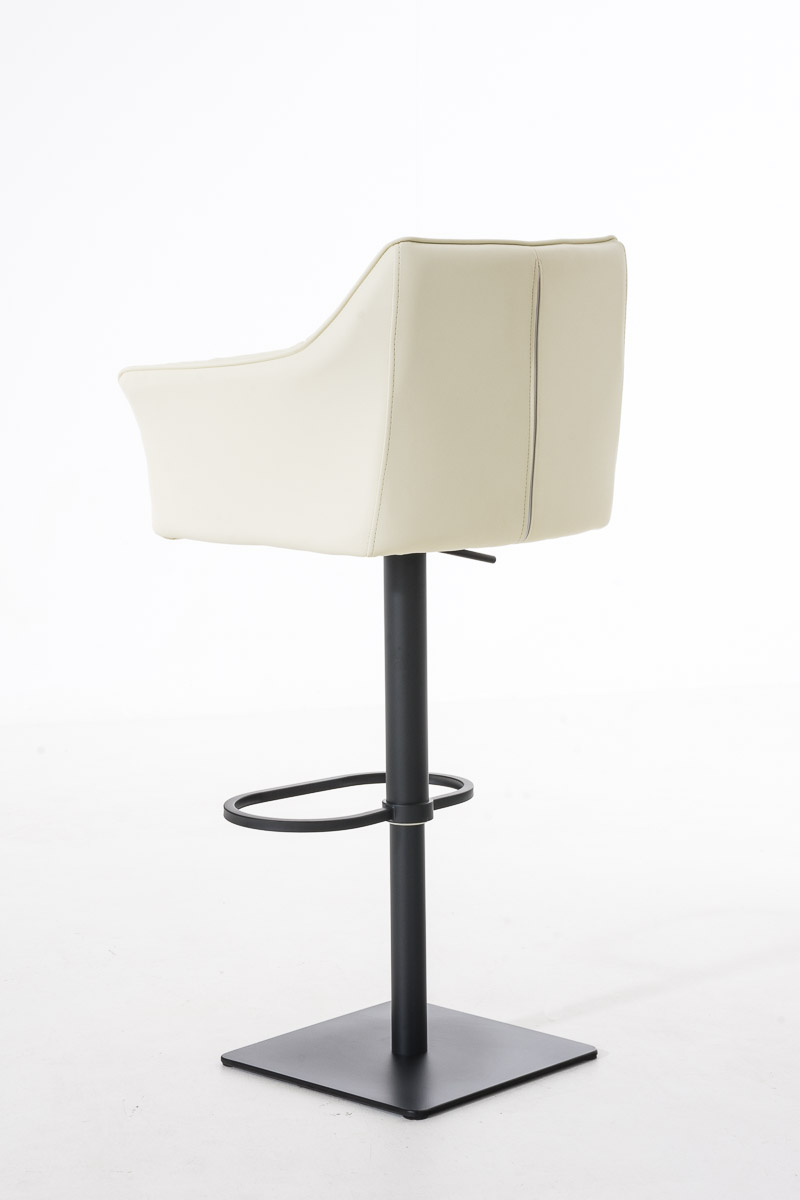 Tabouret de bar Damaso avec revetement en similicuir