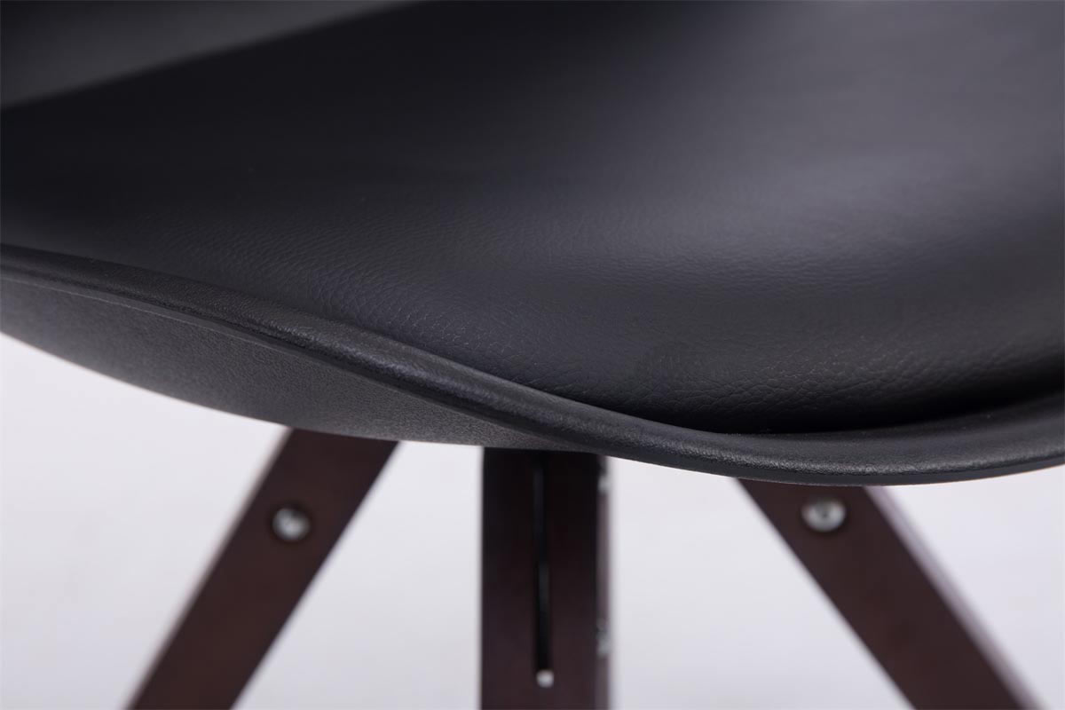Chaise de salle à manger Troyes Pivotante Piétement en Forme Carrée