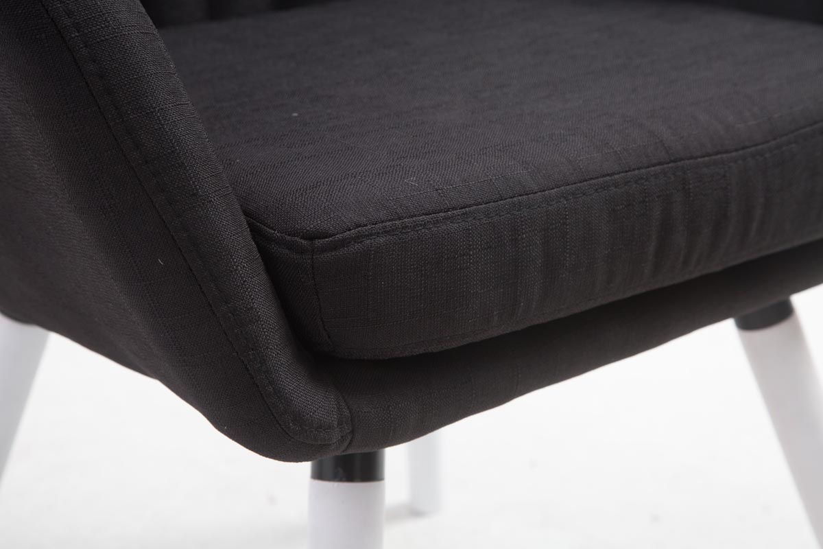 Chaise De Salle à Manger Florian En Tissu Avec Piètement En Bois