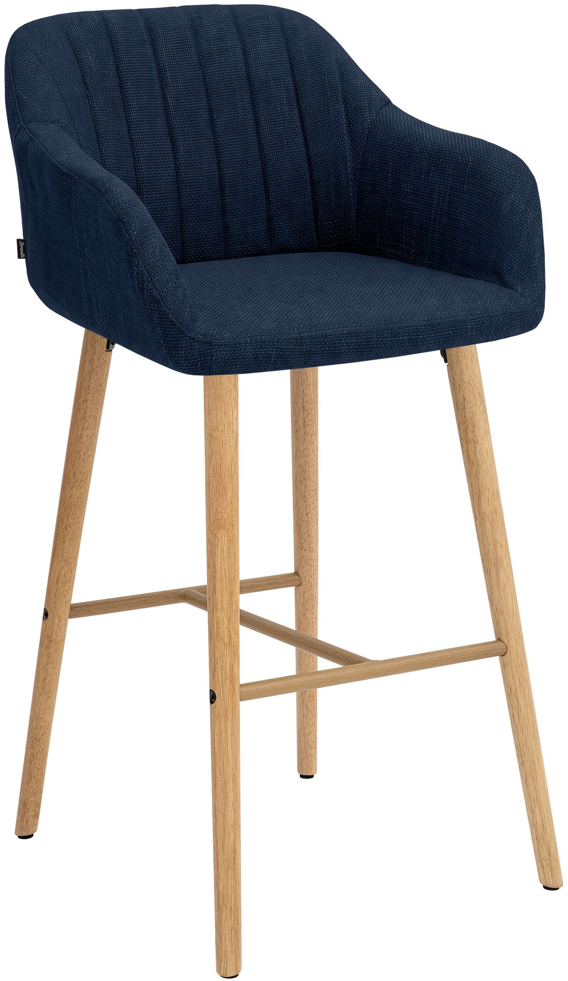 Tabouret de bar Ando tissu