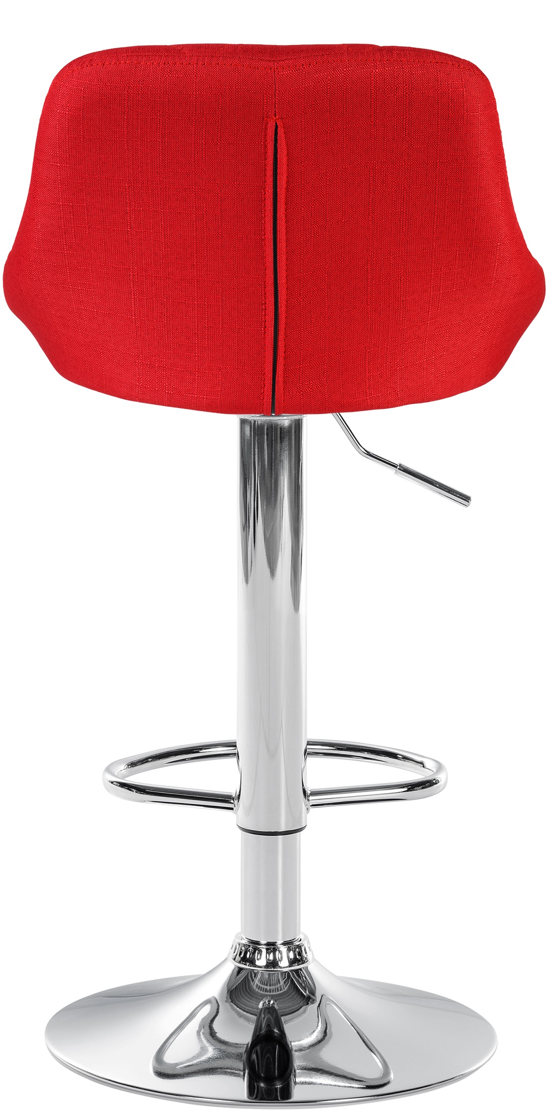 Tabouret de bar Lazio en Tissu Hauteur réglable siège pivotant