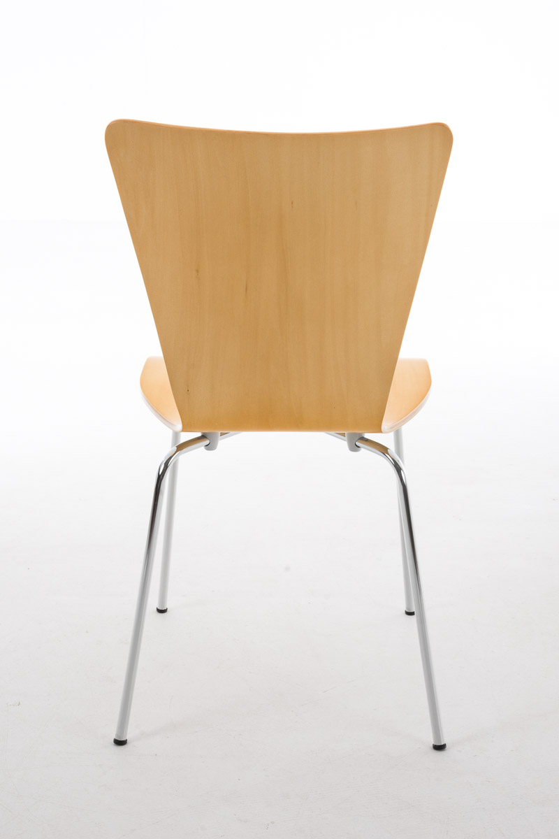 Lot de 2 chaises visiteur Aaron Nature