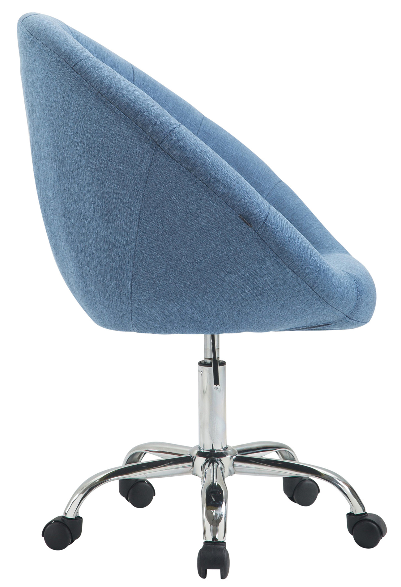 CLP Chaise de Bureau London V2 en Tissu avec Hauteur ajustable et Siège pivotant