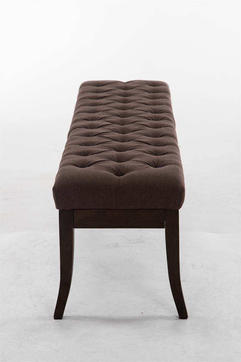 Banc Ramses tissu antique sombre