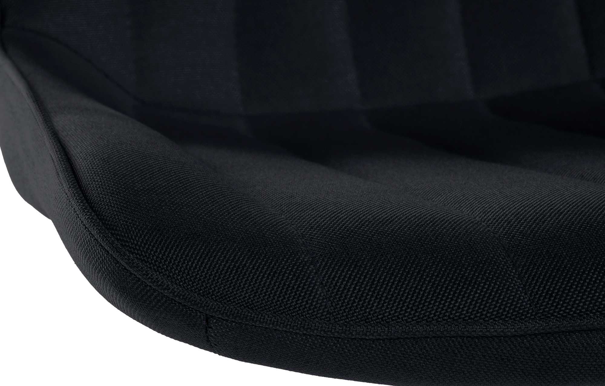 Tabouret de bar Toni en Tissu Pied trompette en Métal