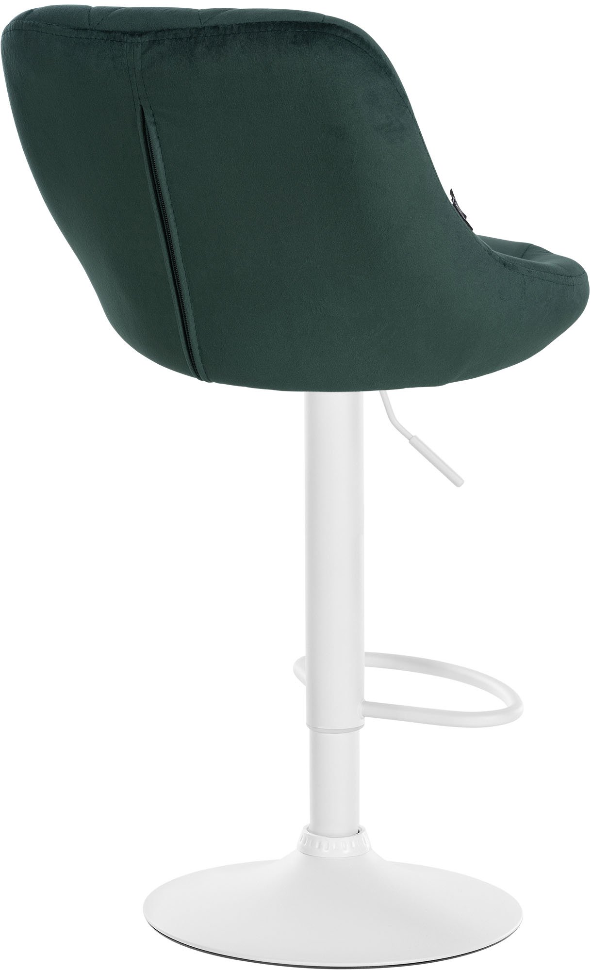 Lot de 2 tabourets de bar Lazio velours