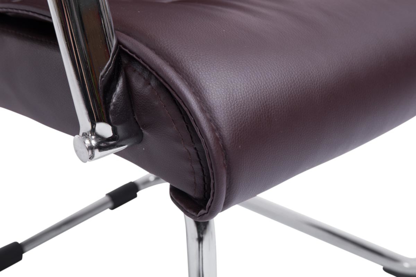 Lot de 2 Chaises Cantilever Sievert en similicuir avec accoudoirs