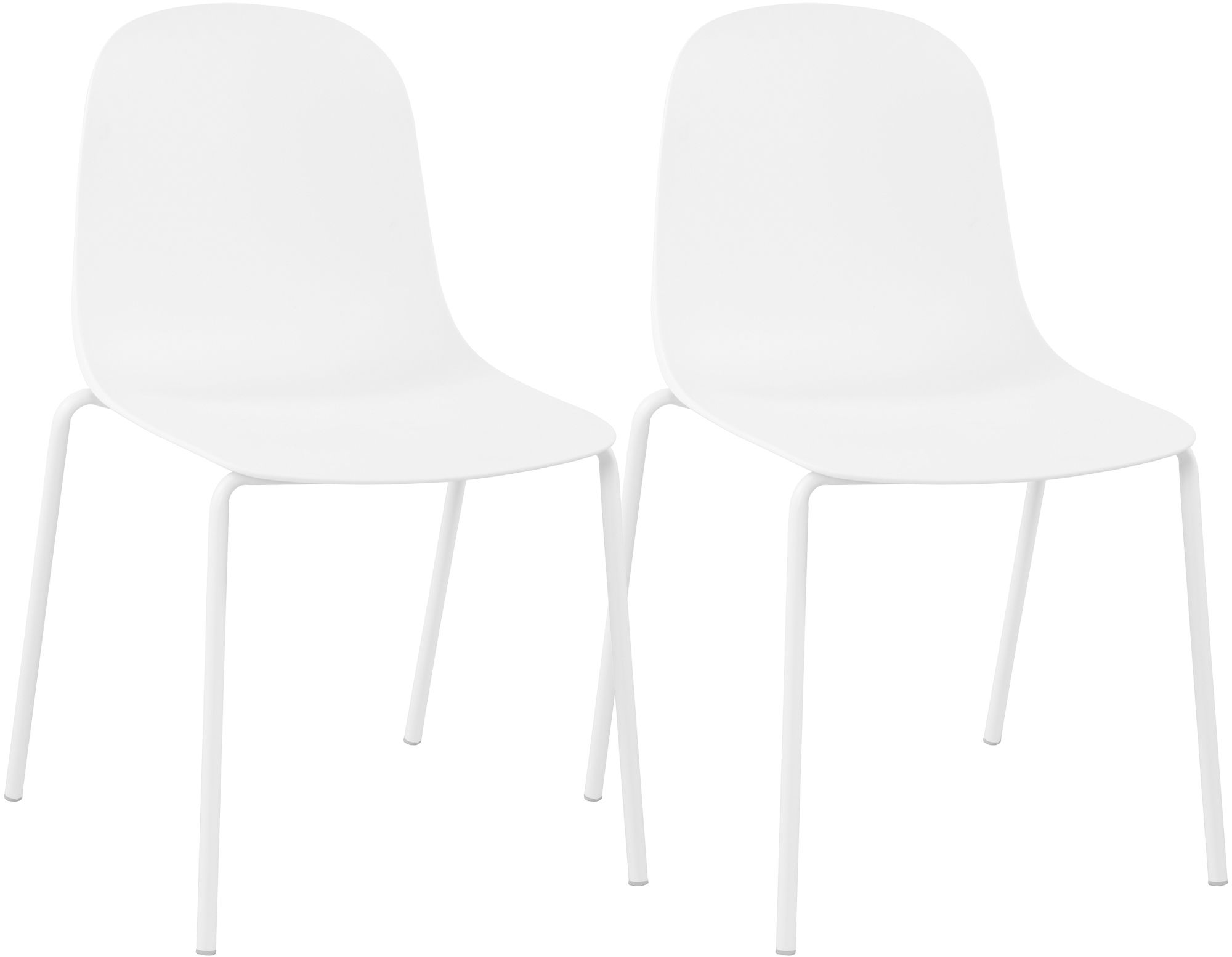 Lot de 2 chaises de jardin Hardin