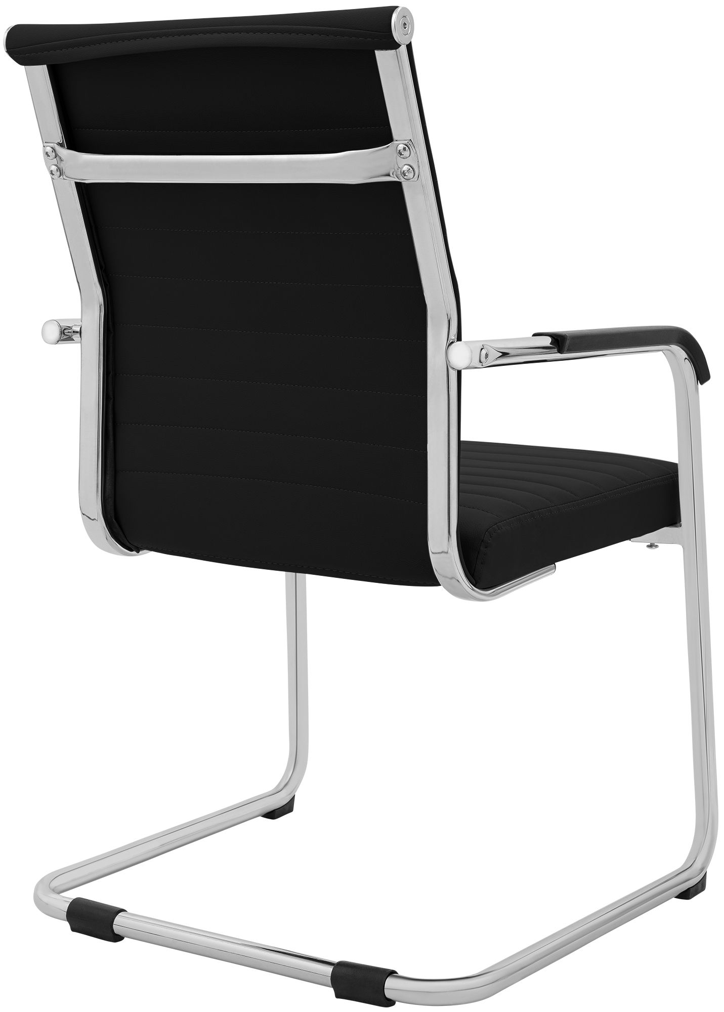 Chaise cantilever Hakon aspect cuir