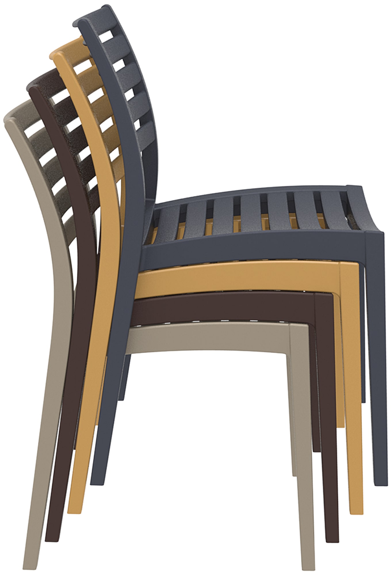 Chaise de jardin en plastique Ares