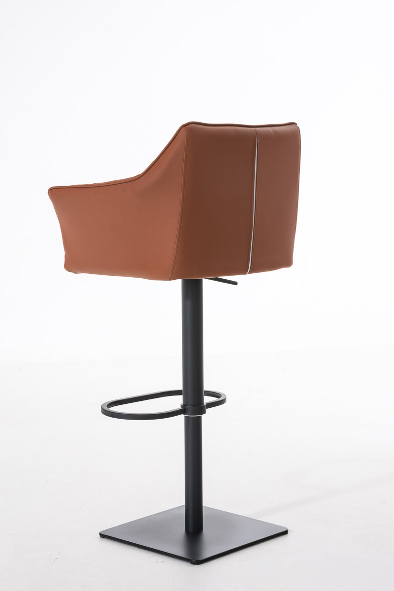 Tabouret de bar Damaso avec revetement en similicuir