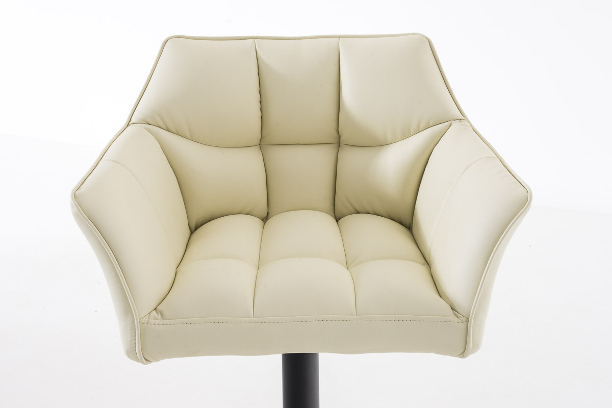 Tabouret de bar Damaso avec revetement en similicuir