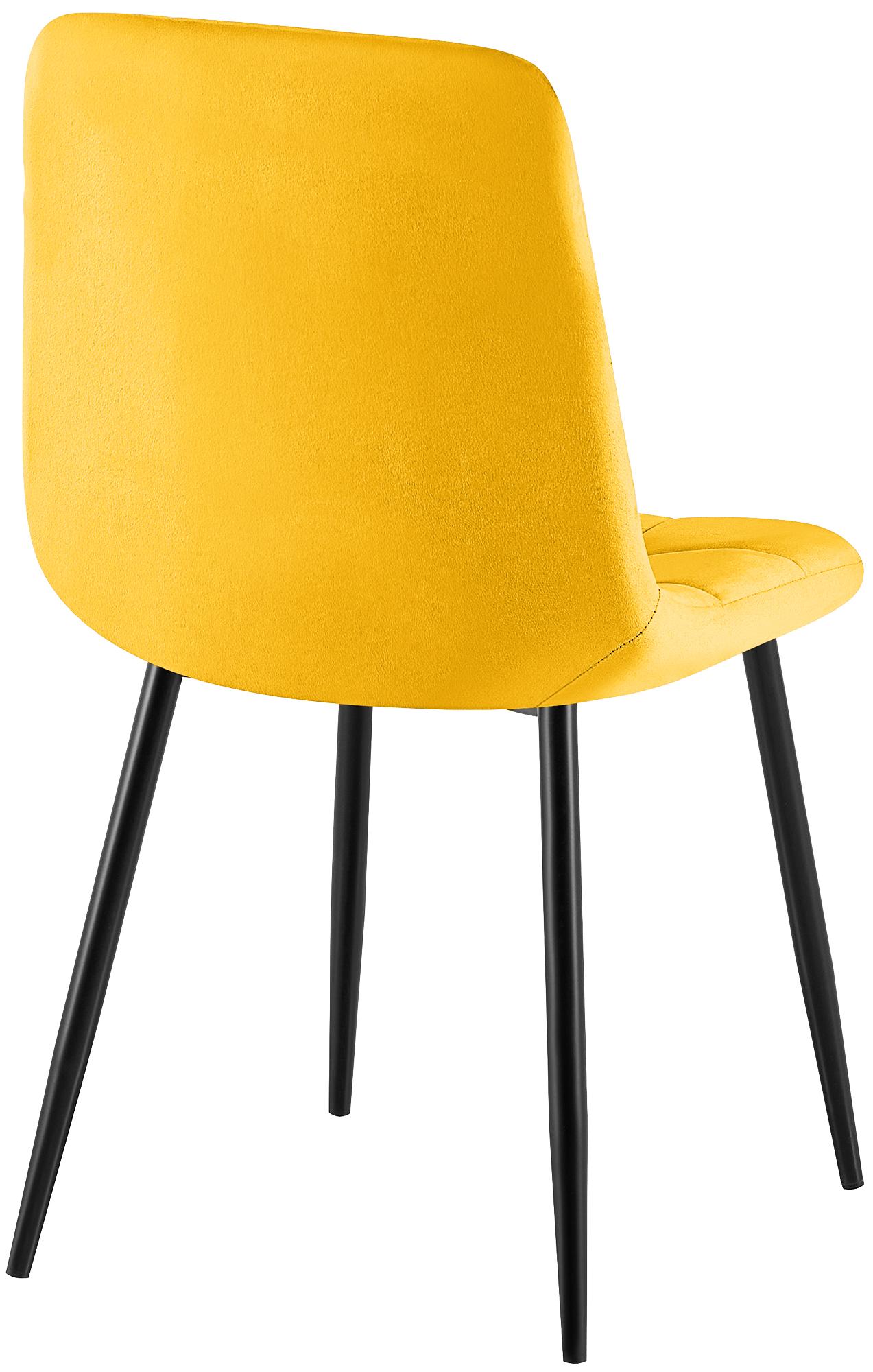Chaise de salle a manger Antibes en velours