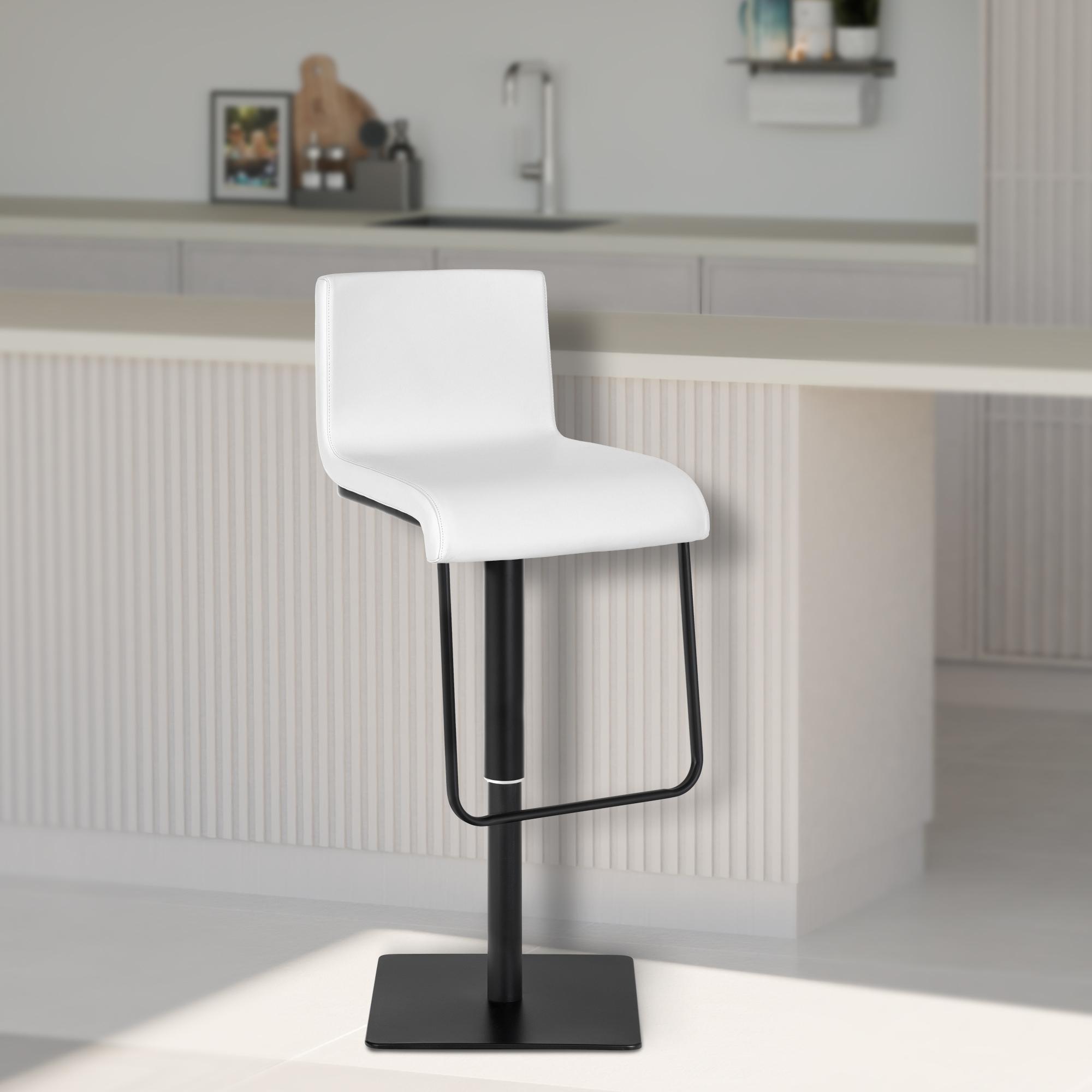 Lot de 2 tabourets de bar Limon en similicuir