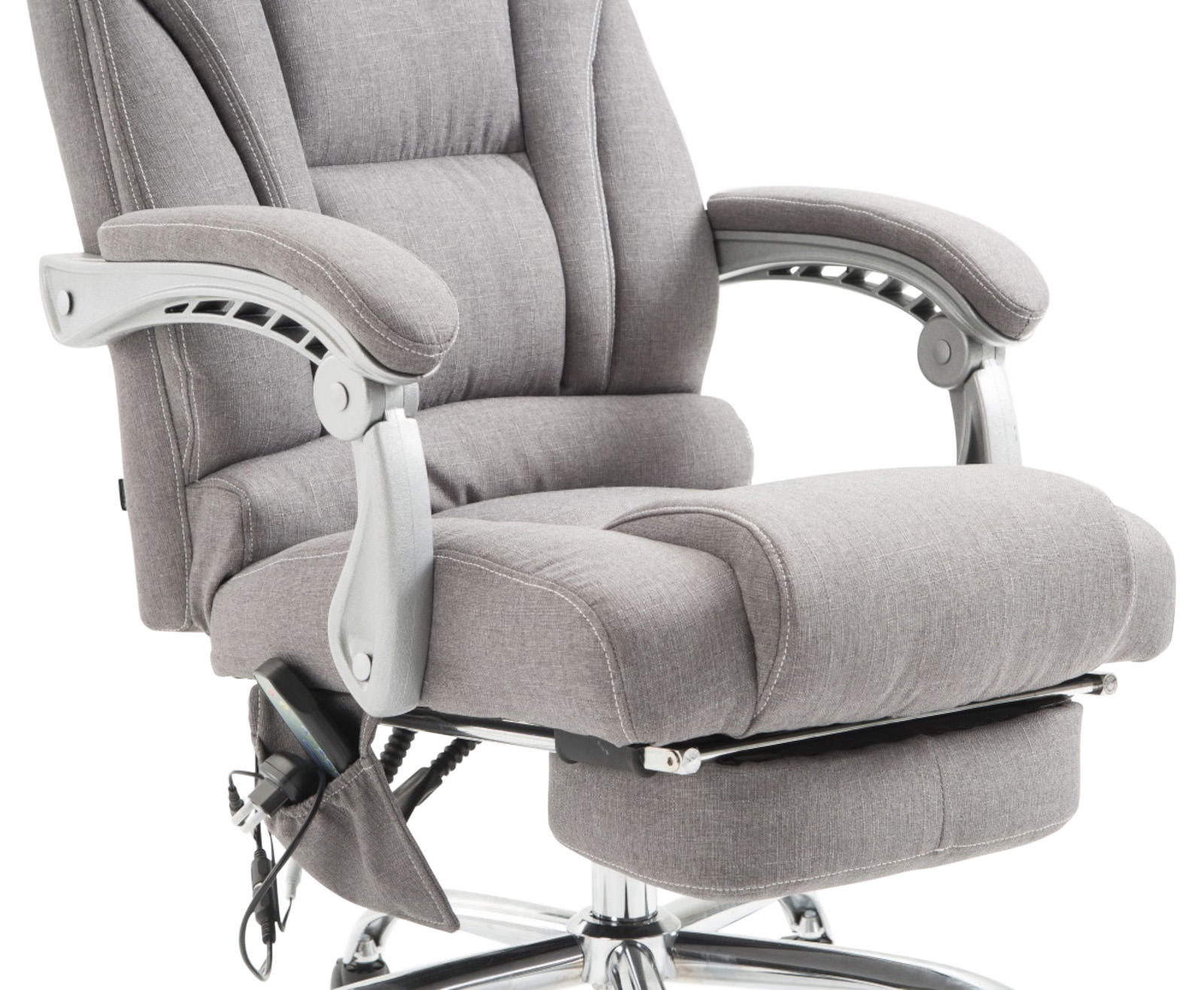 Fauteuil de bureau Pacific avec fonction massage tissu