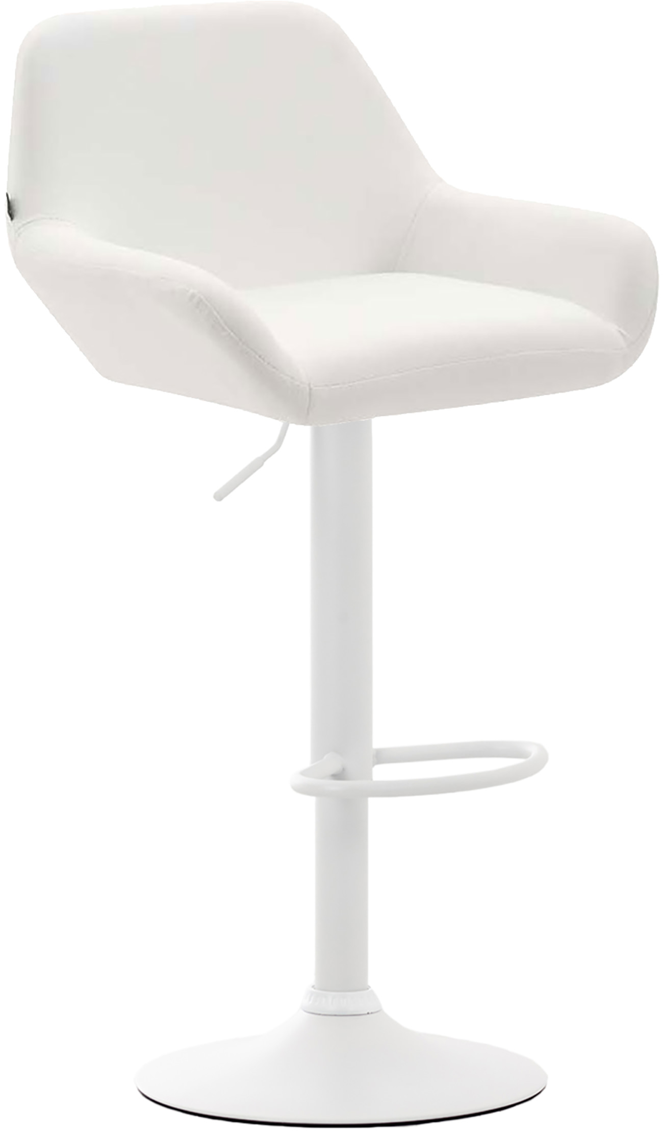 Lot de 2 tabourets de bar Braga en Similicuir