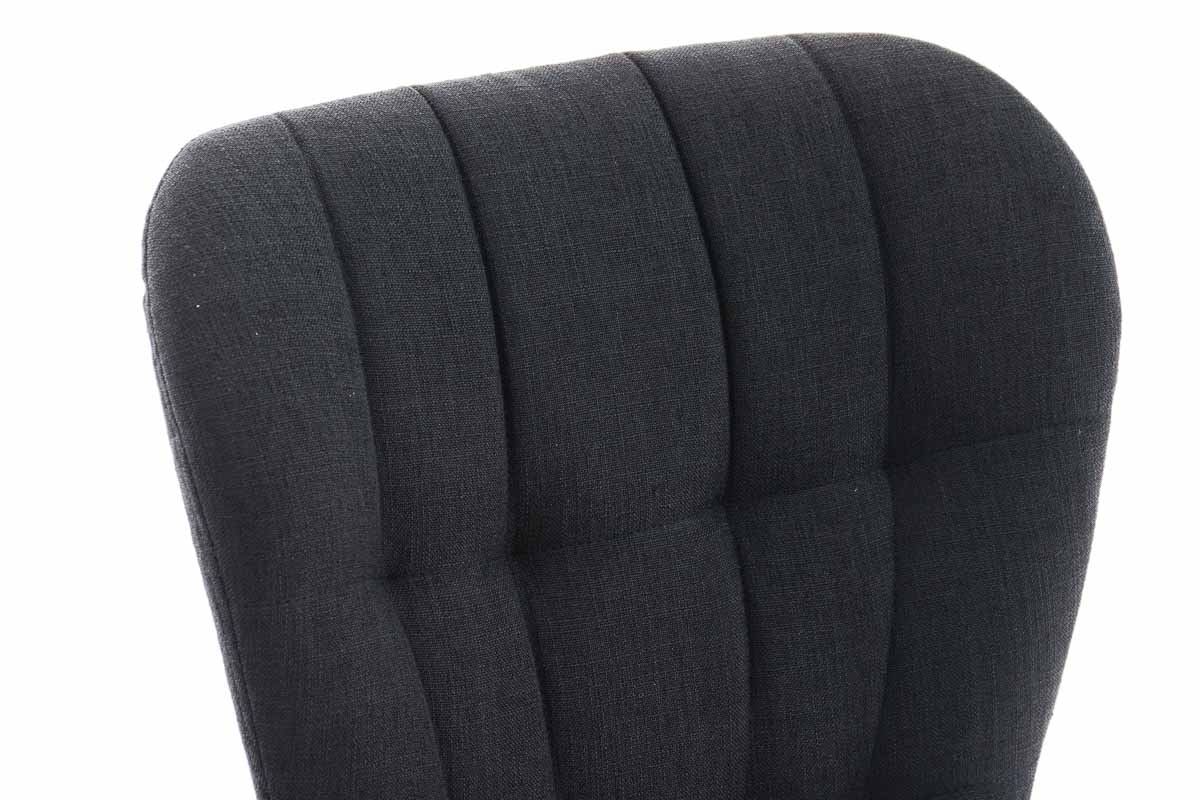 Chaise de salle à manger Elda en tissu rembourré