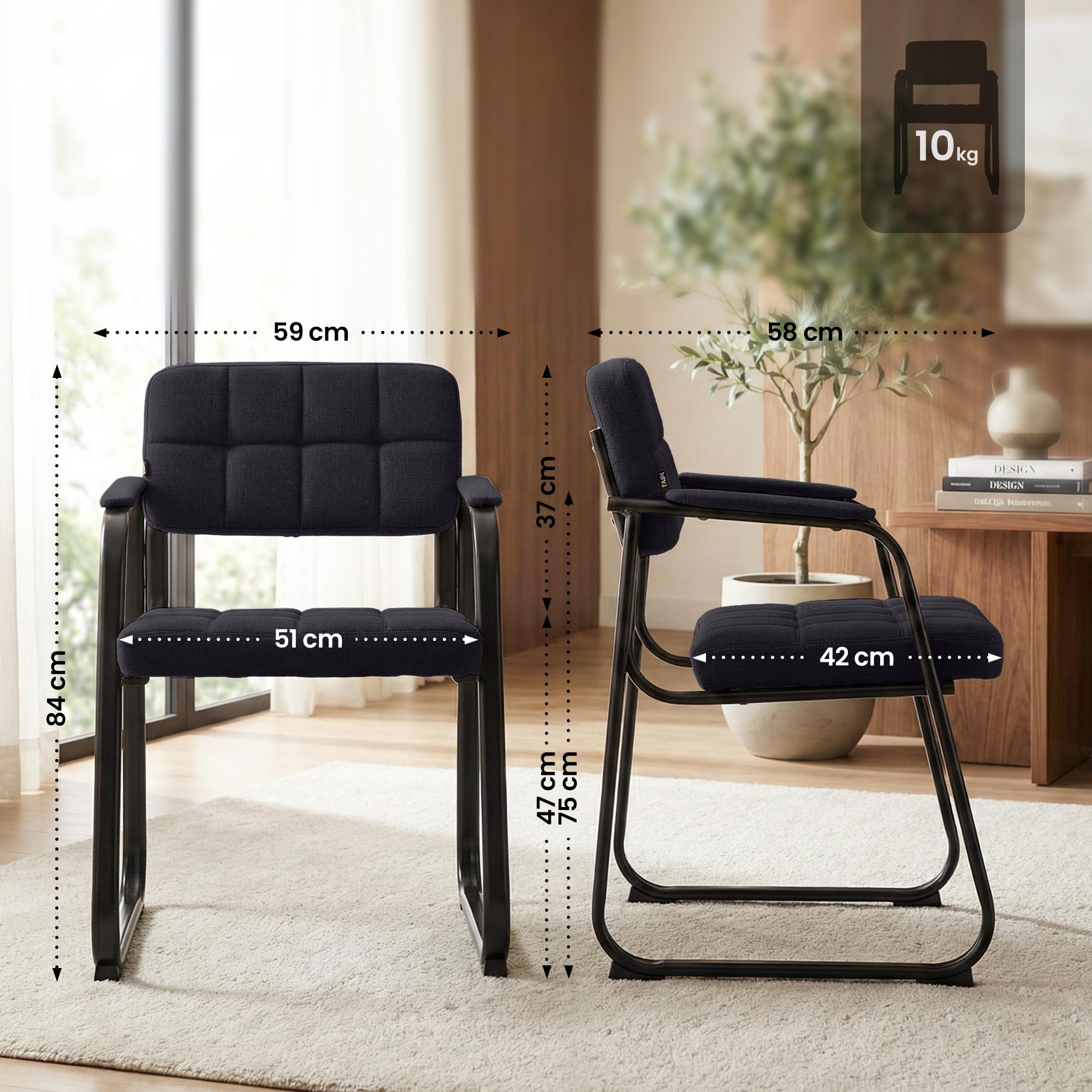 Chaise Visiteur Canada B Tissu