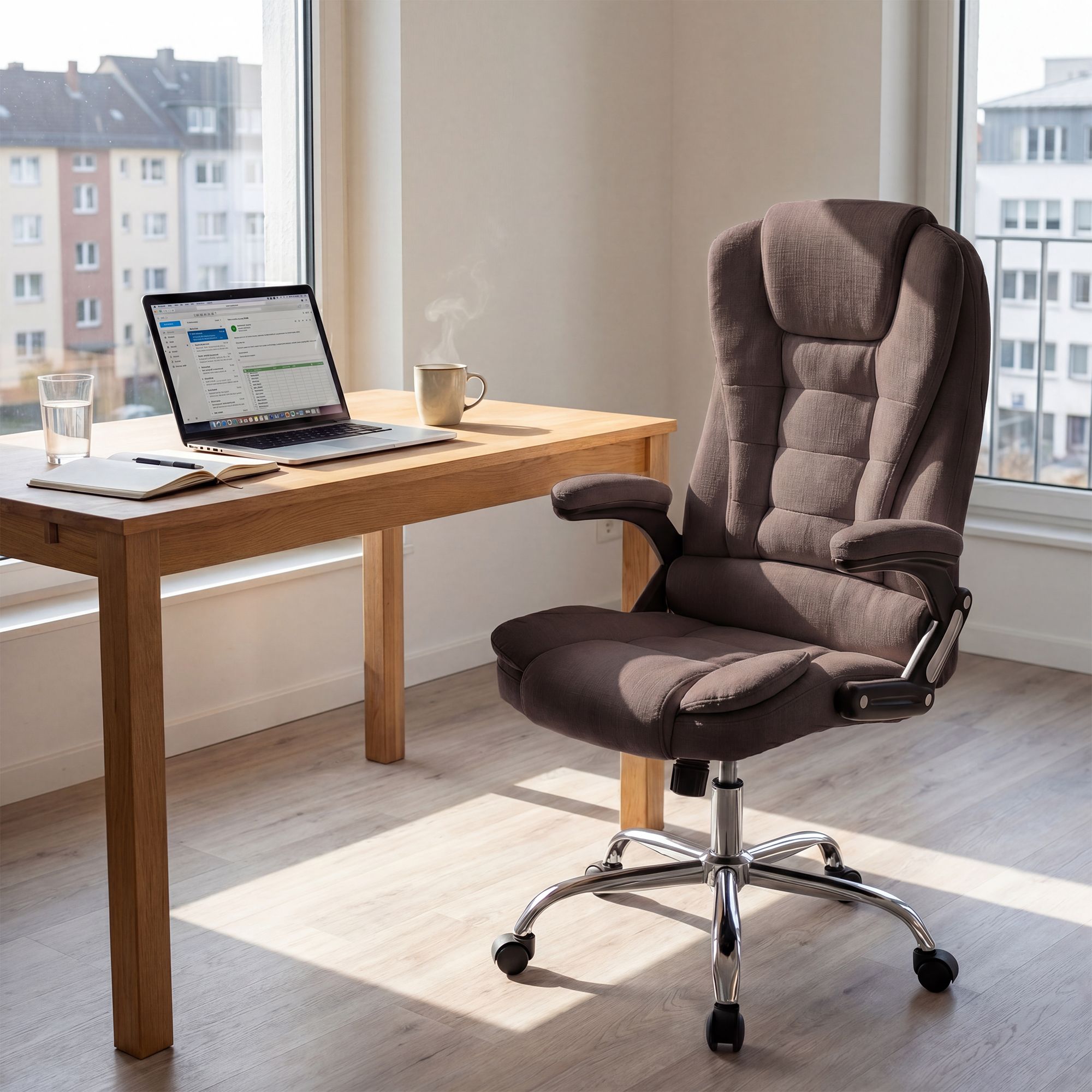 Chaise de bureau Thor Tissu