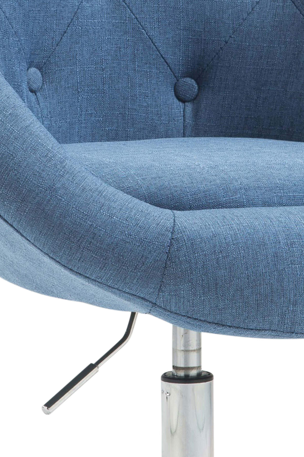 CLP Chaise de Bureau London V2 en Tissu avec Hauteur ajustable et Siège pivotant