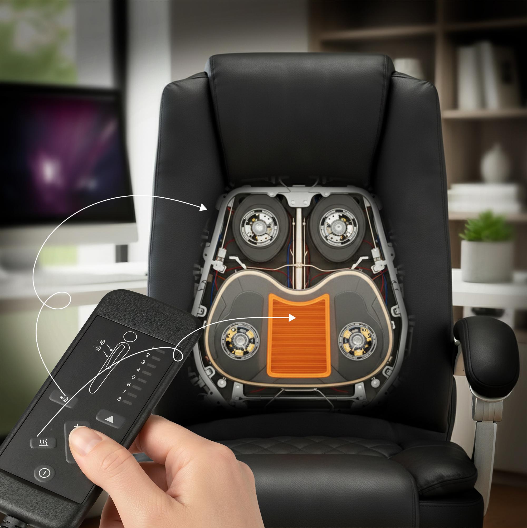 Chaise de bureau Rubia avec fonction massage