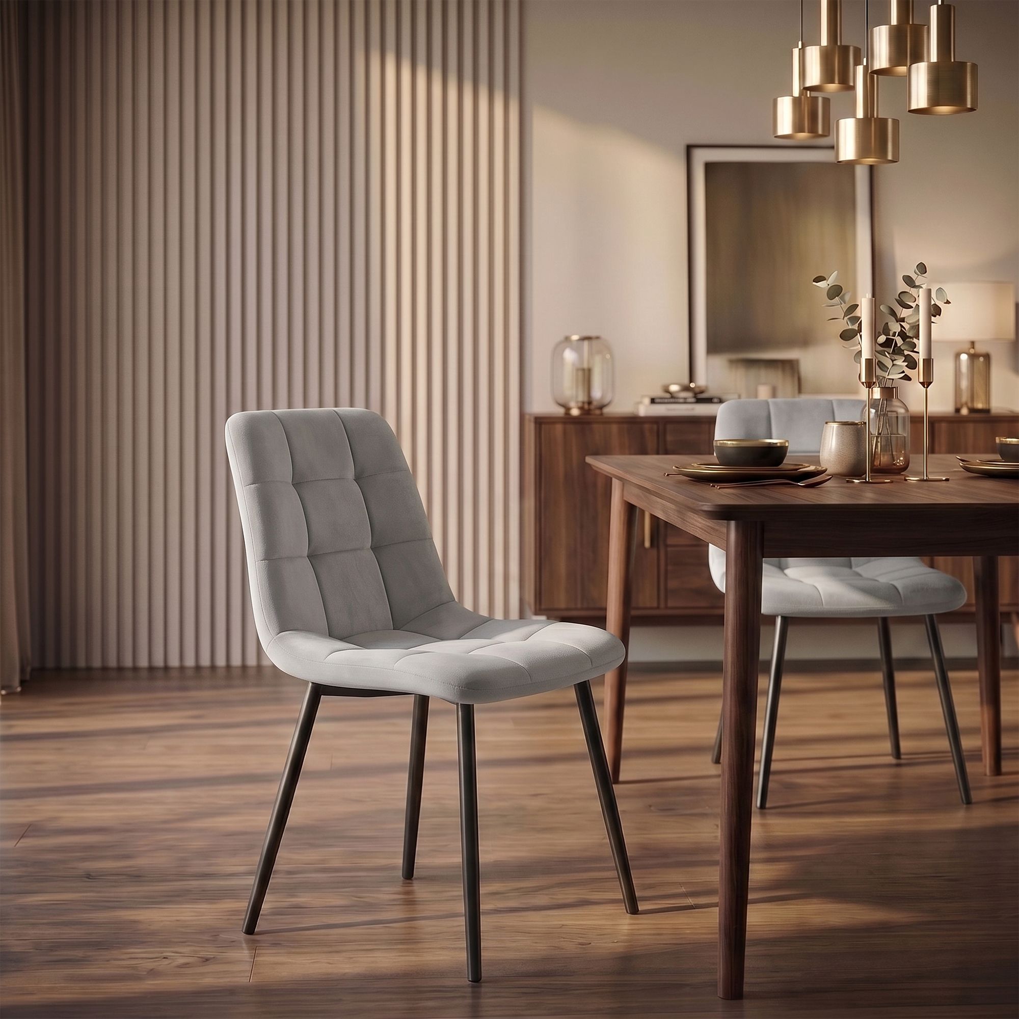 Lot de 2 chaises de salle à manger Tilde