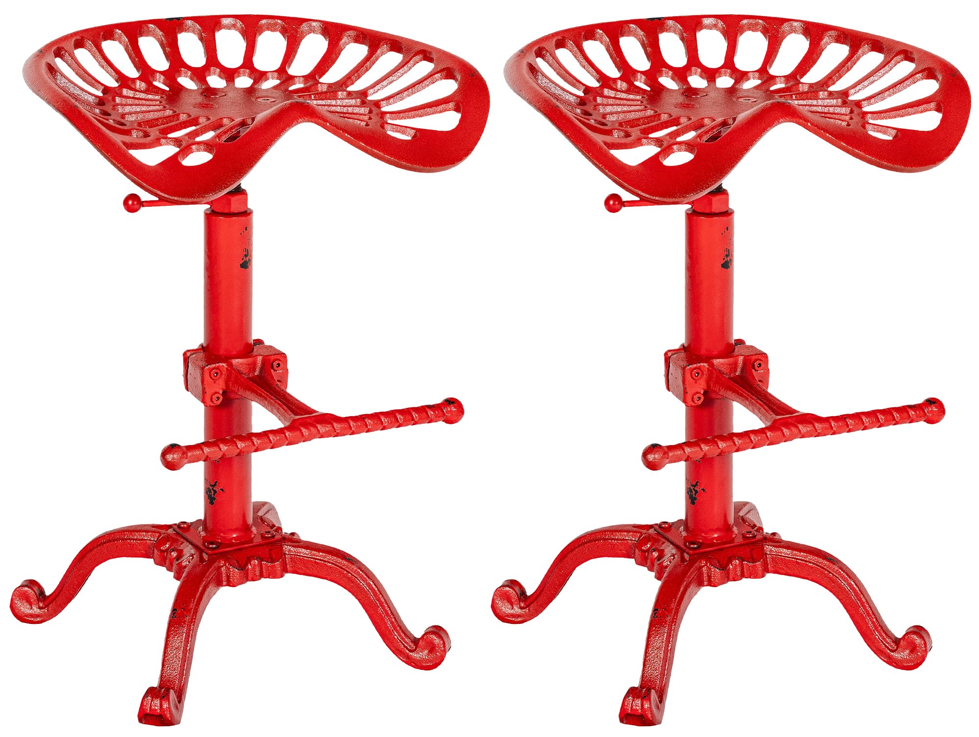 Lot de 2 tabourets de bar Butch au style industriel
