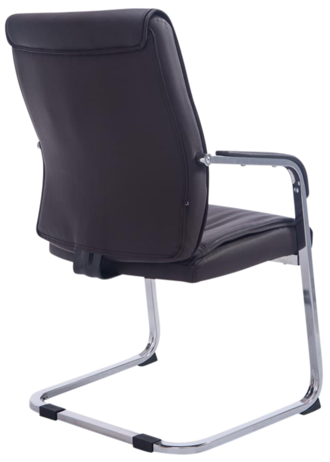 Lot de 2 Chaises Cantilever XXL Anubis en Similicuir avec accoudoirs