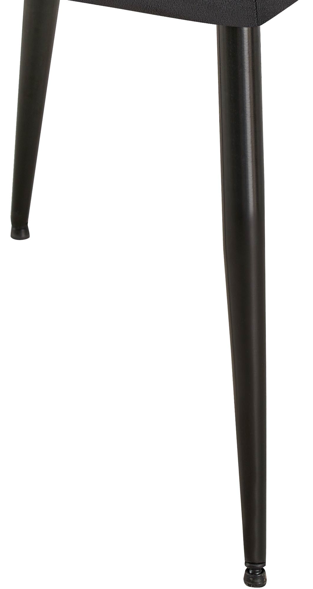 Lot de 2 chaises de salle à manger Emia velours