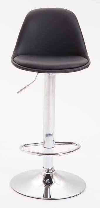 Lot de 2 tabourets de bar Kiel en Similicuir