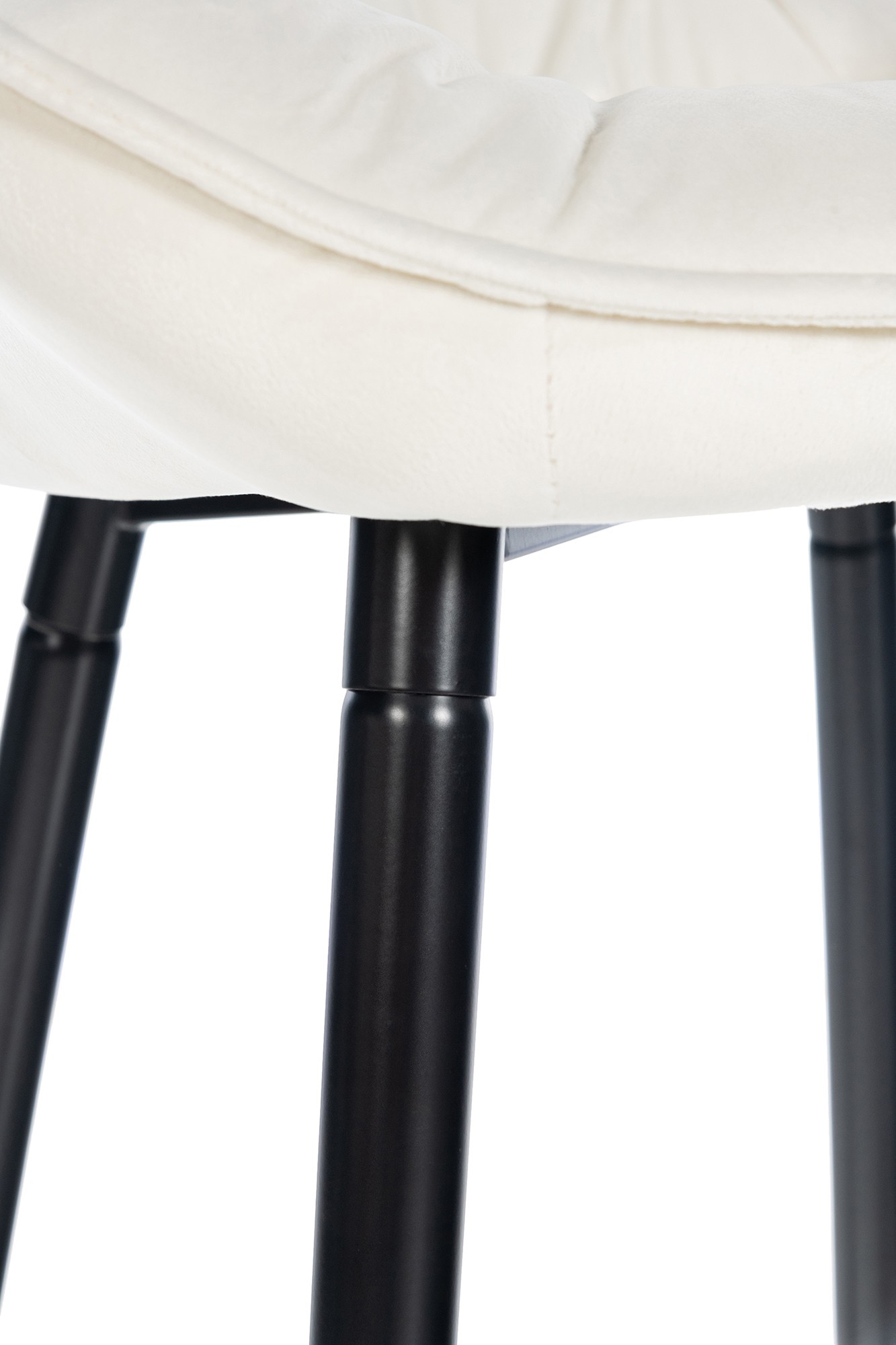 Tabouret de bar Gibson velours hauteur d'assise 76 cm