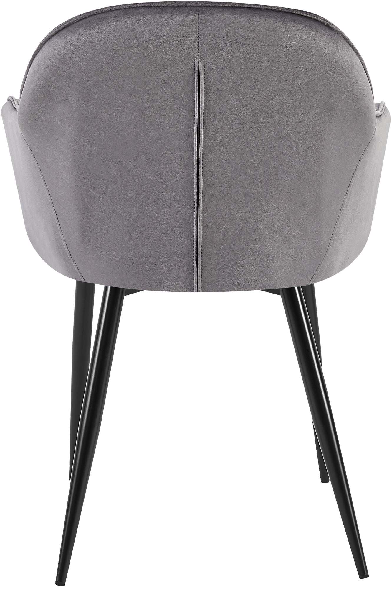 Lot de 2 chaises de salle à manger Boise velours