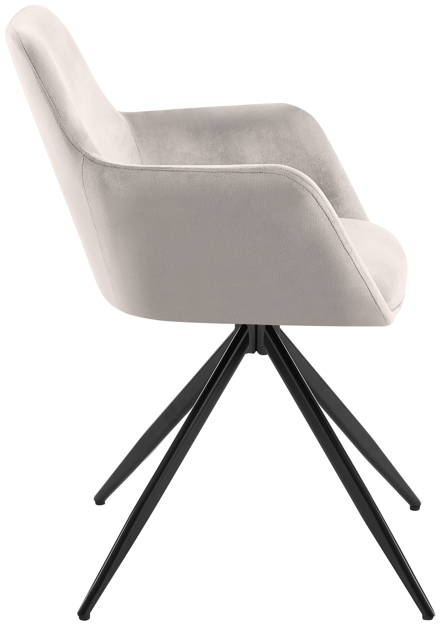 Chaise de salle à manger Olema velours