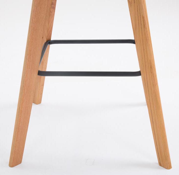 Lot de 2 tabourets de bar Metz en similicuir