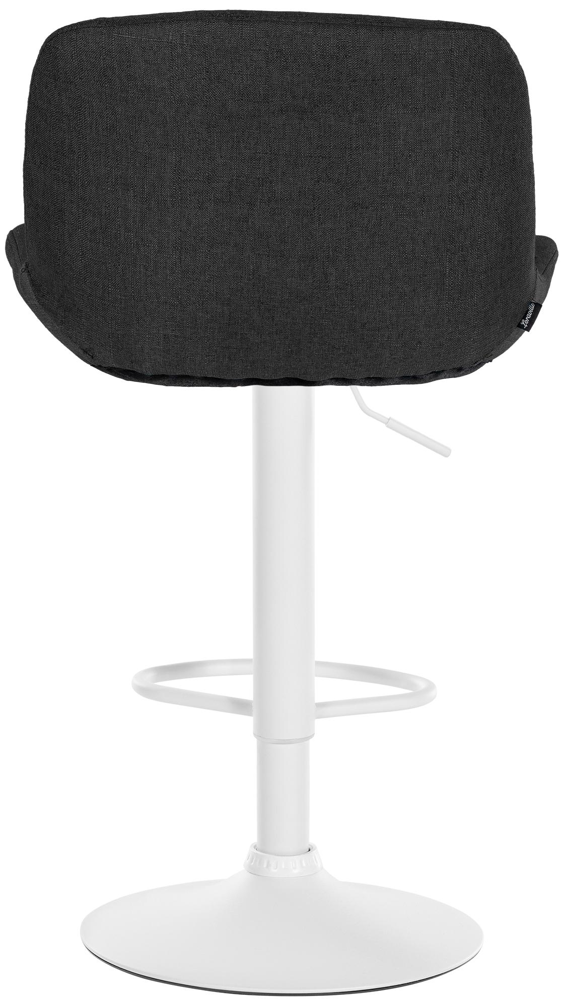 Lot de 2 tabourets de bar Solon blanc