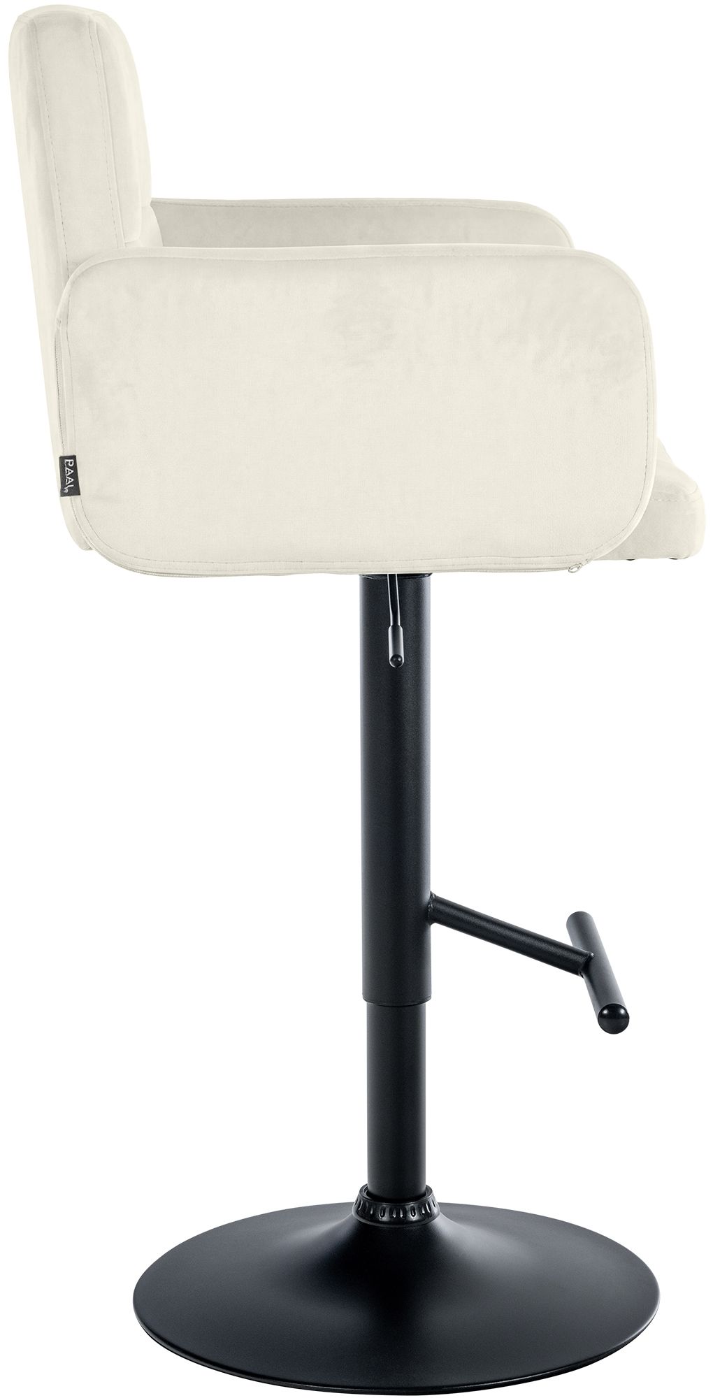 Lot de 2 tabourets de bar Los Angeles velours