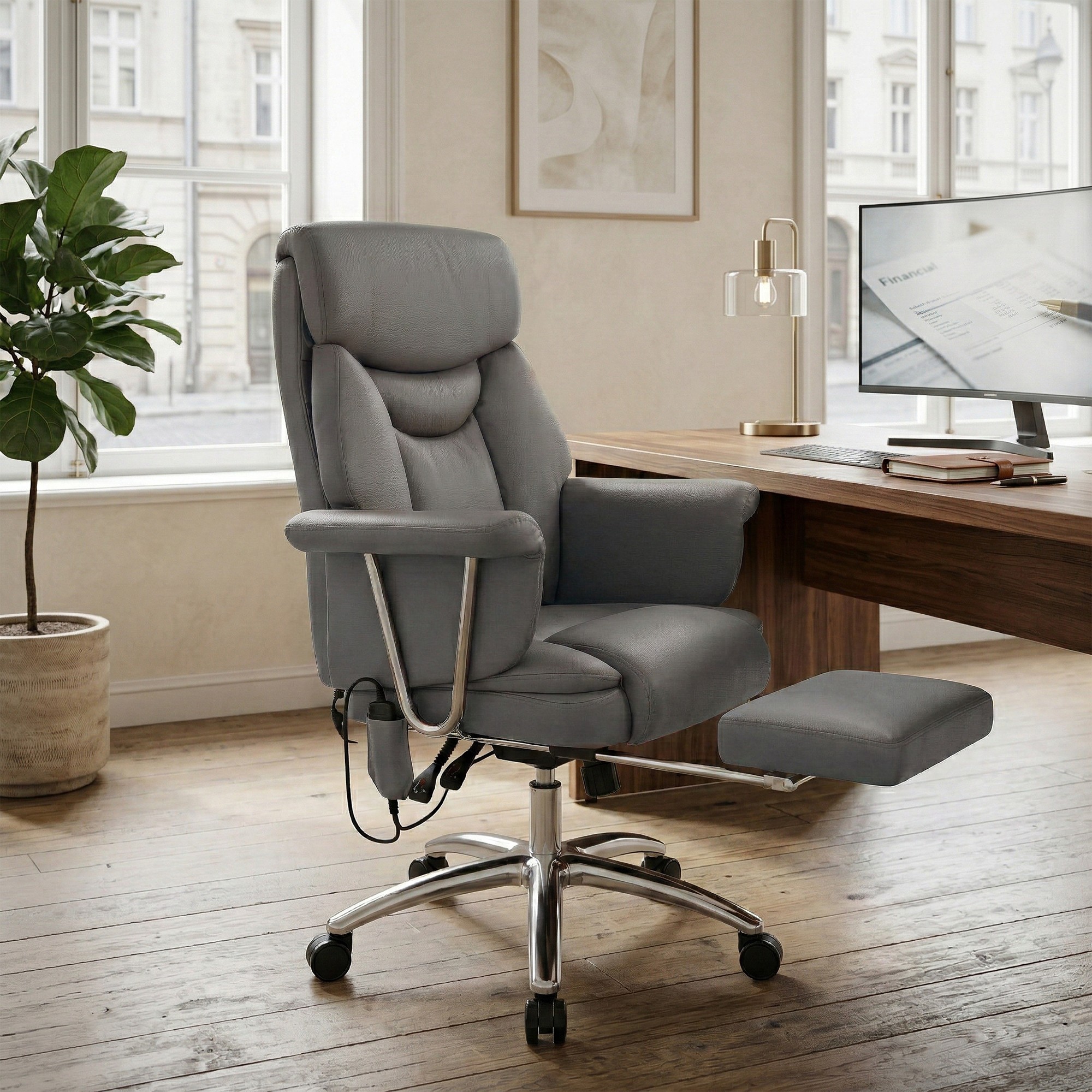 Chaise de bureau Dahra avec fonction massage