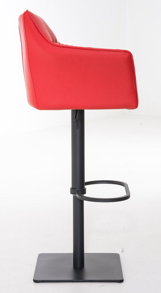 Lot de 2 tabourets de bar Damaso en similicuir