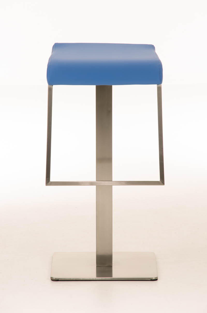 Tabouret de bar Lameng E78 en Similicuir pied en métal