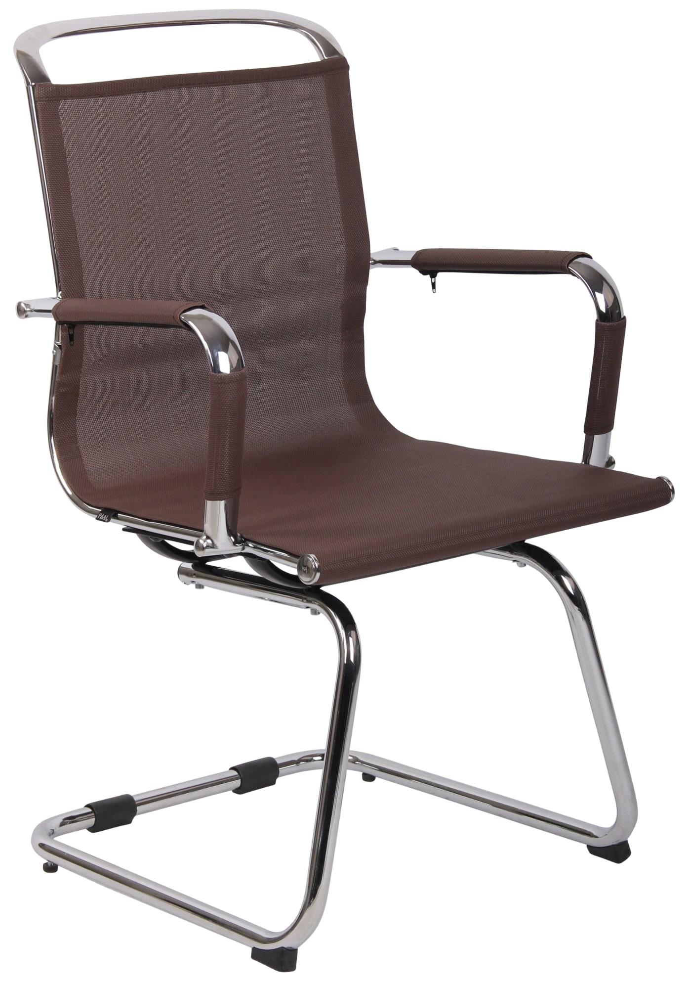 Chaise Cantilever Barnet en tissu de mèche