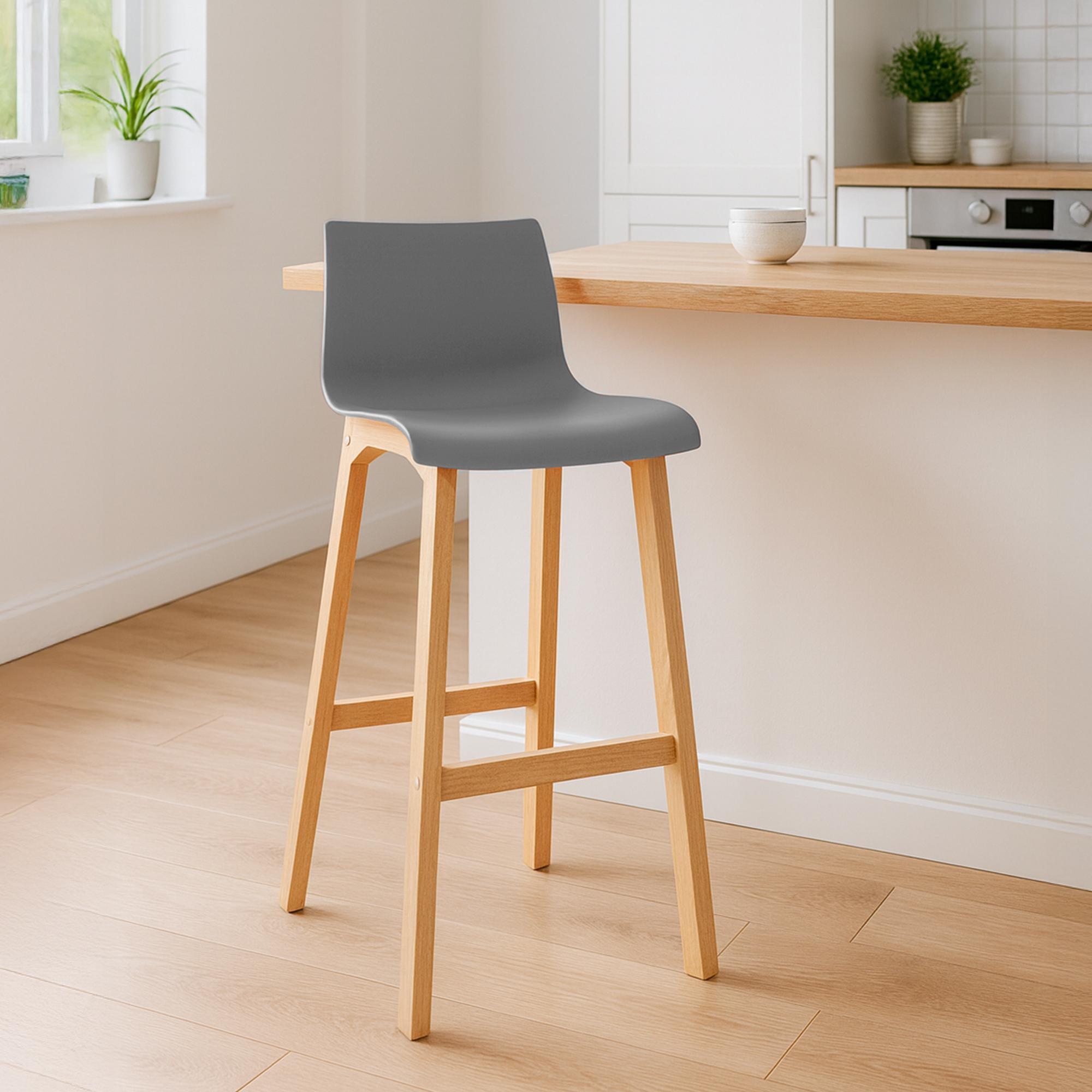 Tabouret de Bar Hover Pieds en Plastique Natura