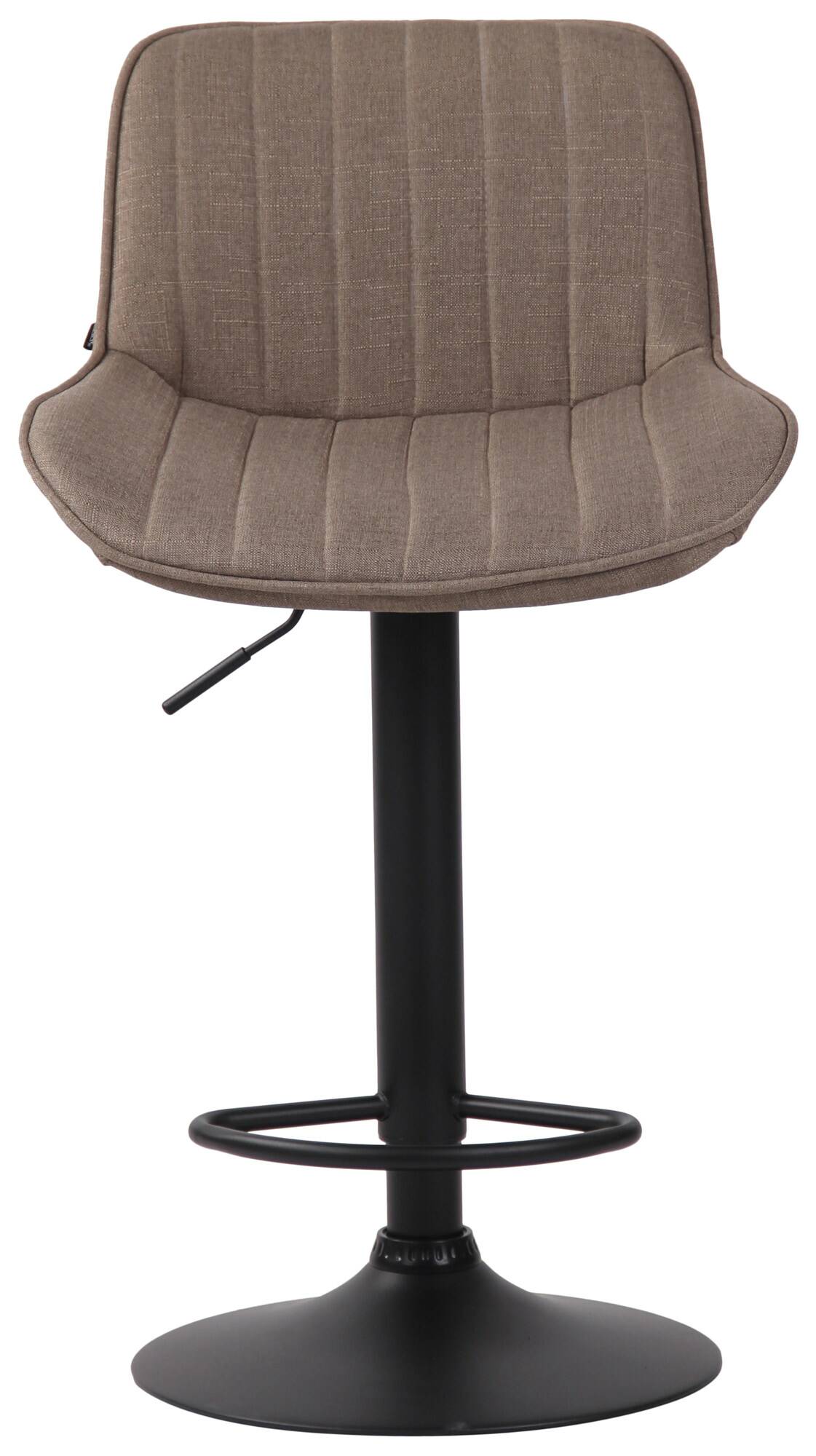 Lot de 2 Tabourets de bar Lentini en Tissu Pied trompette en Métal