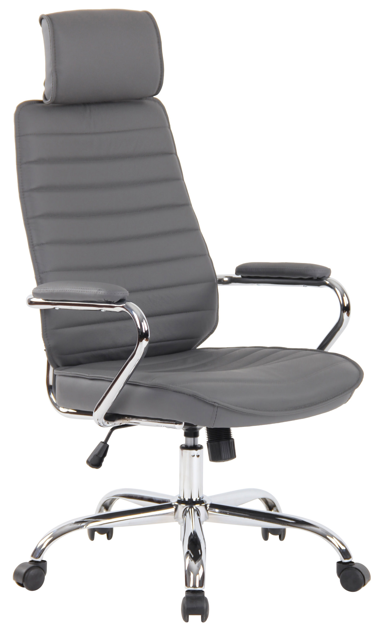 Fauteuil de bureau  Rako en véritable cuir ajustable et pivotant