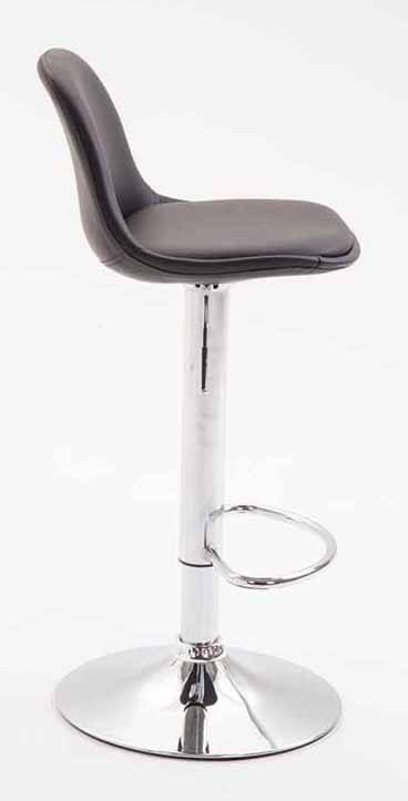Lot de 2 tabourets de bar Kiel en Similicuir