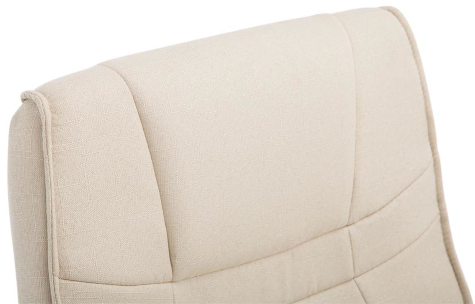 Lot de 2 Chaises Cantilever Attila en tissu avec accoudoirs