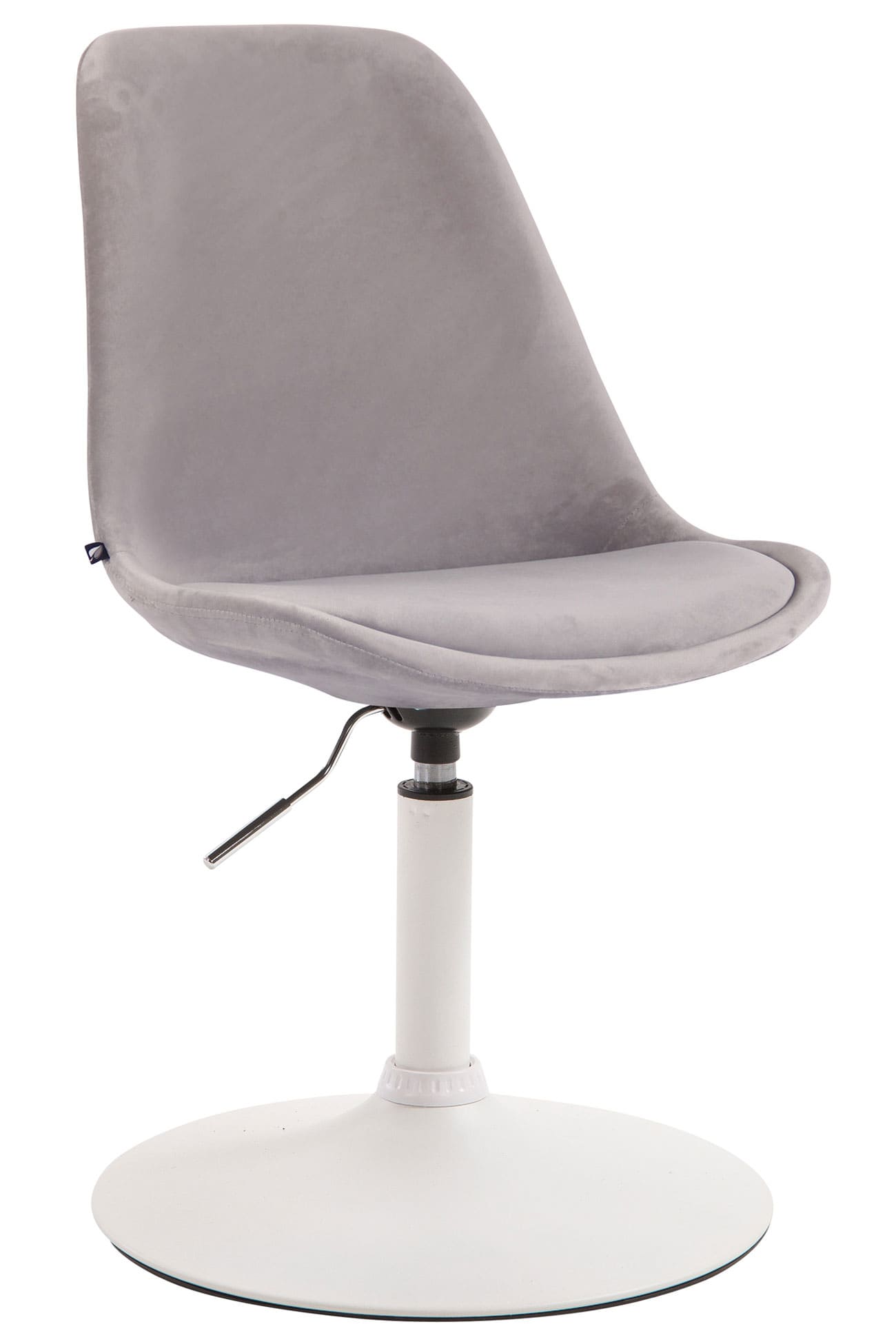 Lot de 4 Chaises de salle à manger Maverick en velours avec pied métal