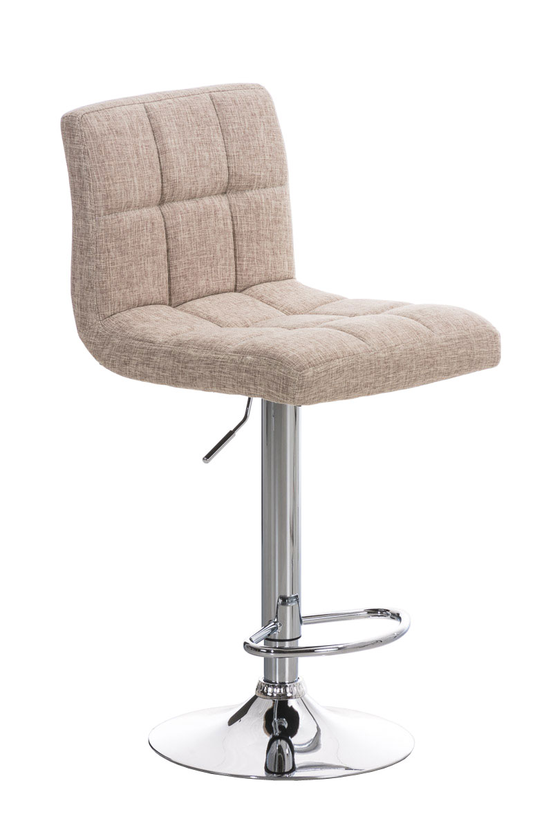 Tabouret de bar Peru revêtement tissu