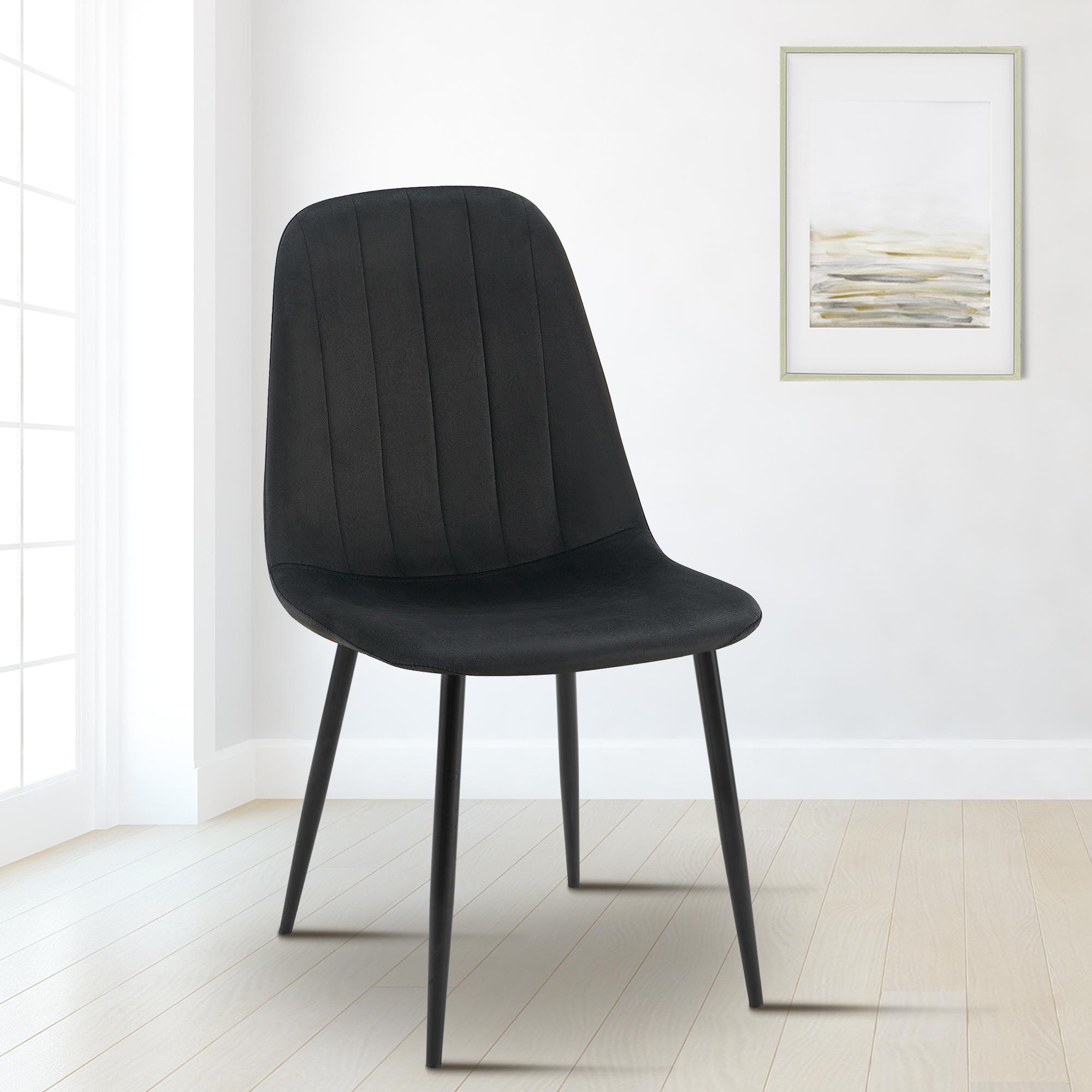 Chaise de salle à manger Baxter velours
